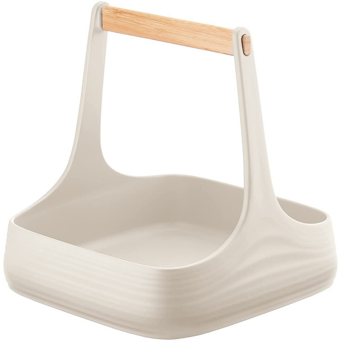 Guzzini All togheter cestino tavola 100% recycled bianco latte